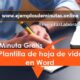 Formato de Hoja de Vida en Word 2023 | Ejemplo para Descargar y Llenar