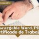 5 Modelos de Certificado de Trabajo en Word, Fácil