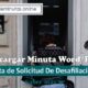 Modelo de Solicitud de Desafiliación, Minuta Word/PDF