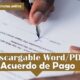 Modelo de Carta de Acuerdo de Pago (Word/PDF) Descargable